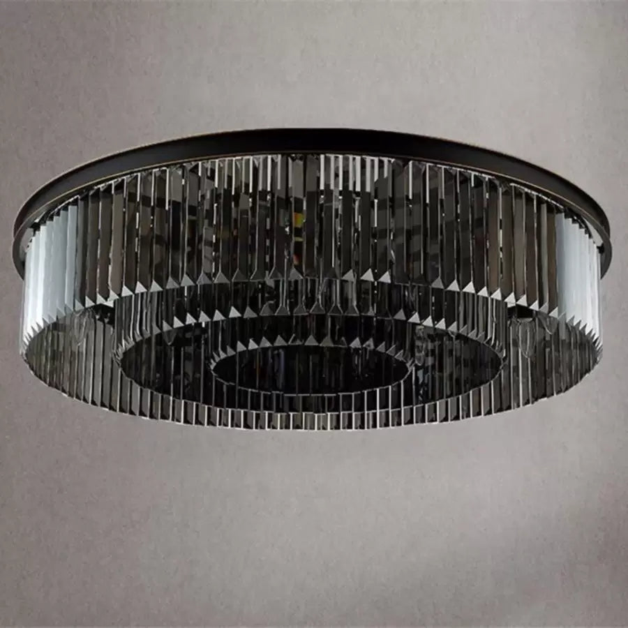Křišťálový svícen Brady Ø60cm, 18xE14, Kruhový, Šedý Křišťálový svícen Výchozí název Alessandro Design