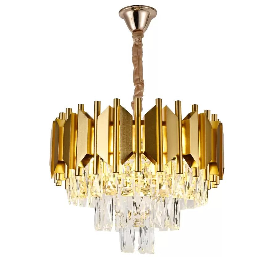 Brantley Cristal Candelabra 5x E27 Gold Cristal Candelabra Výchozí název Alessandro Design