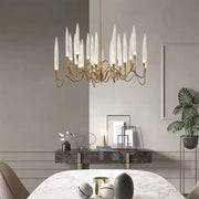 Cristal Chandelier Delta 12XG4 Gold moderní lustry Výchozí název Alessandro Design