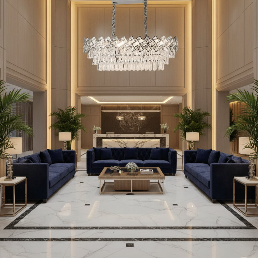 Křišťálový lustr WINDSOR Regalis 10xE14, lesklý chrom, nastavitelná výška Křišťálový lustr Výchozí název Alessandro Design