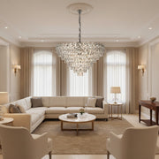 Křišťálový lustr WINDSOR Supremo 10xE14, průměr 80 ​​cm, lesklý chrom, nastavitelná výška Křišťálové lustry Výchozí název Alessandro Design