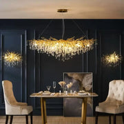 Kaiser Crystal Candelabra 13x G9 Průměr 120cm Gold Crystal Candelabra Výchozí název Alessandro Design