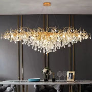 Kaiser Crystal Candelabra 13x G9 Průměr 120cm Gold Crystal Candelabra Výchozí název Alessandro Design