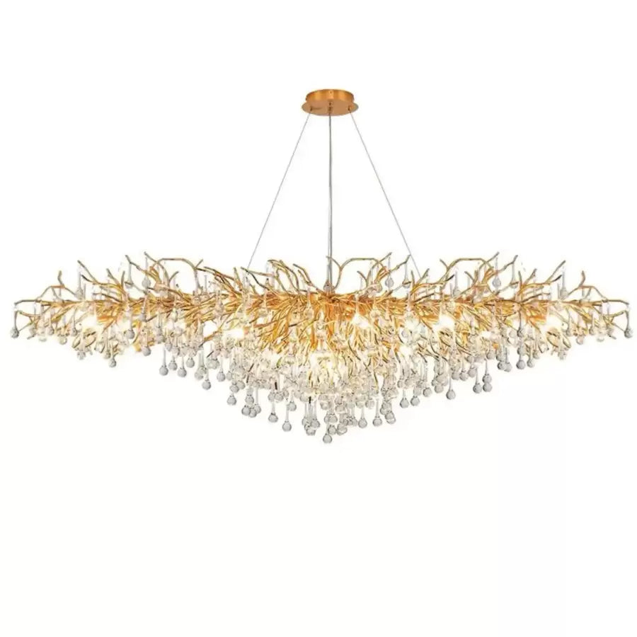 Kaiser Crystal Candelabra 13x G9 Průměr 120cm Gold Crystal Candelabra Výchozí název Alessandro Design