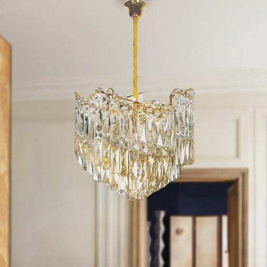 Křišťálový lustr TOPKAPI Eleganza 8x E14, průměr 49 cm, lesklé zlato, nastavitelná výška Křišťálové lustry Výchozí název Alessandro Design