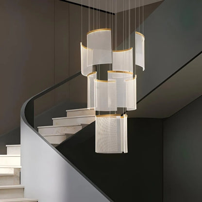 Crystal LED Alduino Gold Lustr průměr 80cm Gold Nastavitelná výška Moderní Lustry Výchozí název Alessandro Design