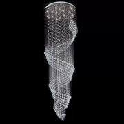 LED Crystal Candelabra 13 xGU10 Meili Chrome, Průměr 80 ​​cm, Výška 240 cm, Model žebříku Crystal Candelabra Výchozí název Alessandro Design