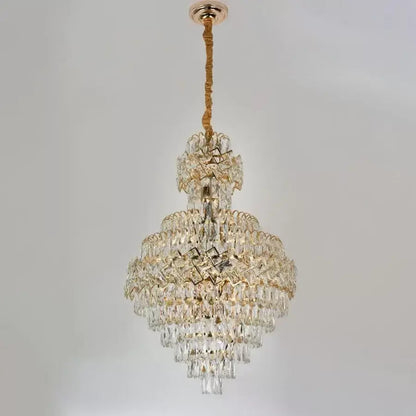 Křišťálový lustr WINDSOR Grande Supremo 10xE14, průměr 60X90cm, lesklé zlato, nastavitelná výška Křišťálový lustr Výchozí název Alessandro Design