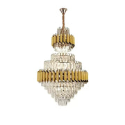 Křišťálový lustr Ryland 13x E27 zlatý Křišťálový lustr Výchozí název Alessandro Design