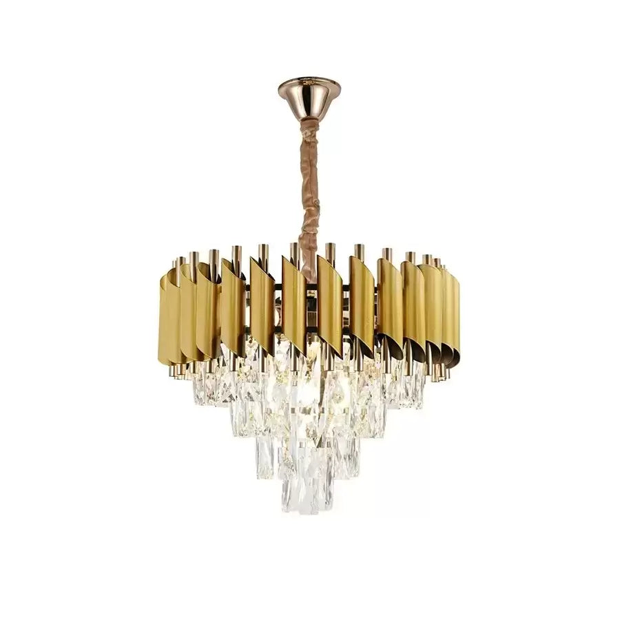 Salvador Cristal Candelabra 4x E27 Gold Cristal Candelabra Výchozí název Alessandro Design