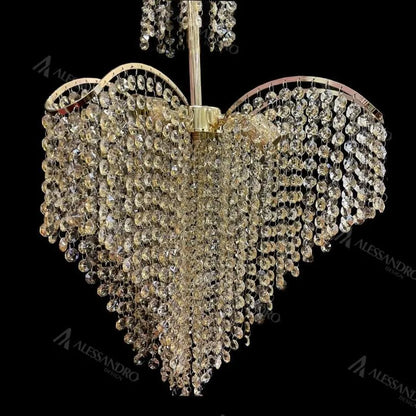 Ander Crystal Lustr, 4xE14, Průměr 45cm, Gold Crystal Lustry Výchozí název Alessandro Design