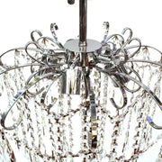 Křišťálový lustr EDINBURGH Eleganza, 5xE27, průměr 47 cm, lesklý chrom Klasické lustry Výchozí název Alessandro Design