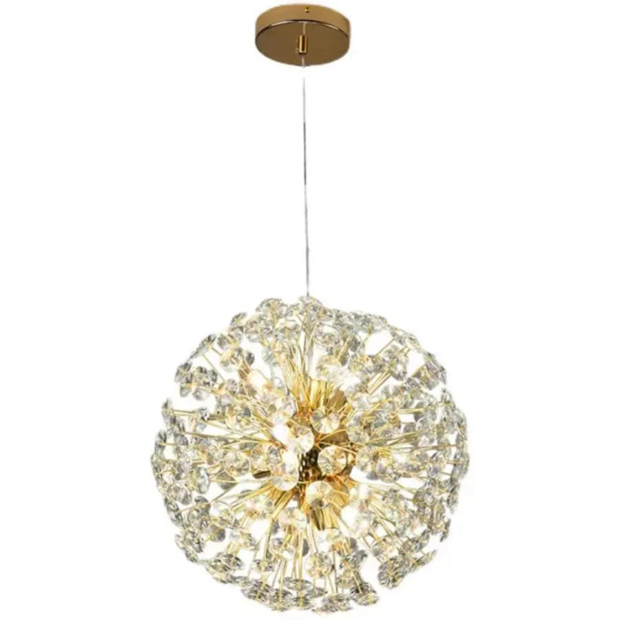 Křišťálový lustr MINUET 8x G9, průměr 40 cm, lesklé zlato, nastavitelná výška Moderní lustry Výchozí název Alessandro Design