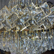 Junnut Candelabra 21xE27, Crystal and Metal, Gold Crystal Candelabra Výchozí název Alessandro Design