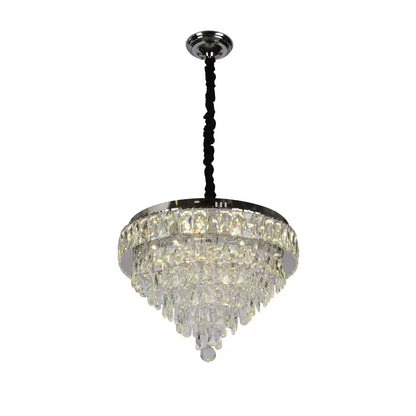 MEILI CRYSTAL CASCADA 500 – Křišťálový LED lustr, 112W, Ø500 mm, s dálkovým ovládáním Křišťálové lustry Výchozí název Alessandro Design