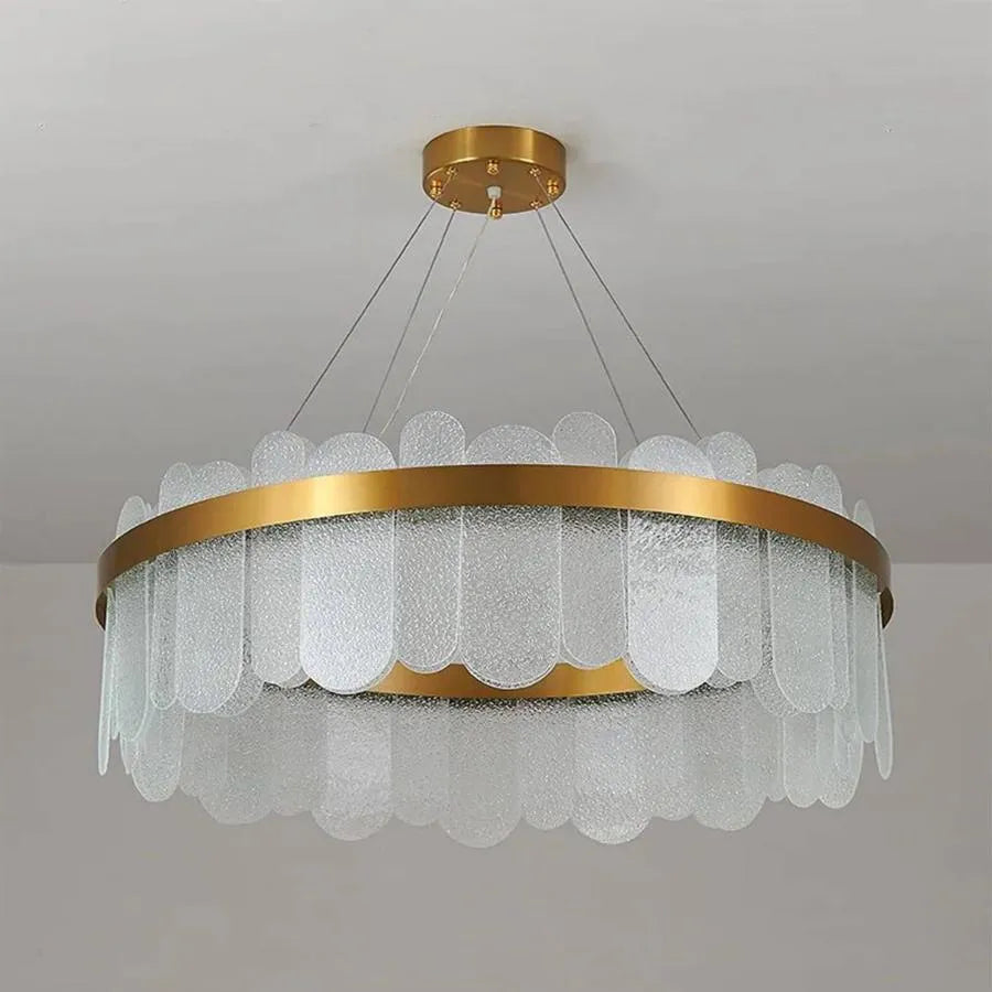 LED lustr s dálkovým ovládáním Alvaro 128W stmívatelný Golden Candelabre Cristal Výchozí název Alessandro Design