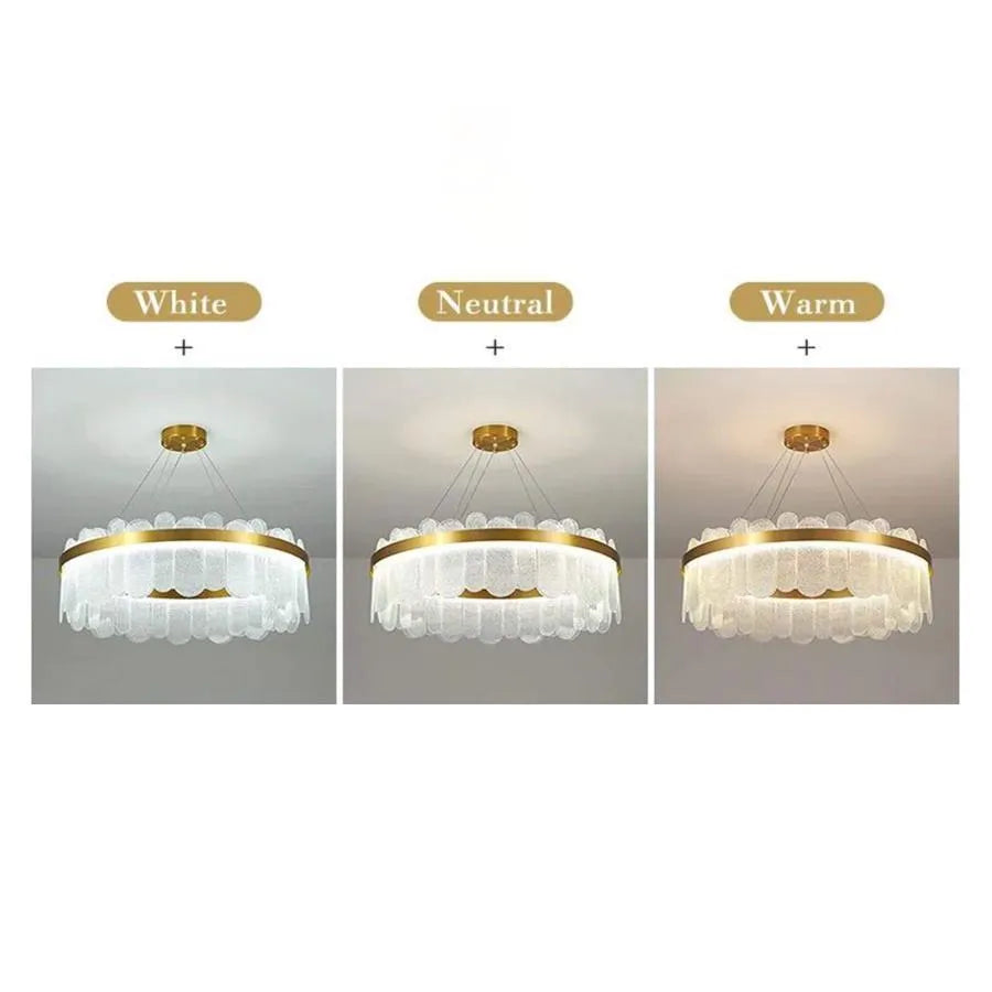 LED lustr s dálkovým ovládáním Alvaro 128W stmívatelný Golden Candelabre Cristal Výchozí název Alessandro Design