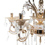 Ludovico Candelabra, 8xE14, zlato, kov a křišťál Classic Candelabra Výchozí název Alessandro Design