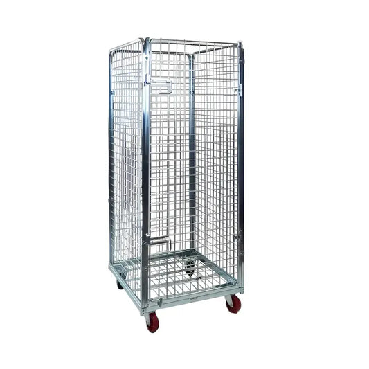 Typ klece na přepravní vozík se 4 stěnami 80cmX70cmX170cm, Kapacita 500kg, Stříbrný Výchozí název Alessandro Design