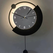 Luna Dekorativní LED nástěnné světlo 83W Průměr 120CM Studené/Neutrální/Teplé Světlo Černá