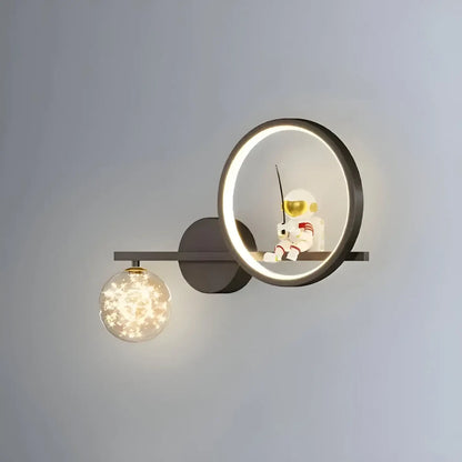 LED nástěnné svítidlo 21W Swarna Cool/Warm/Neutral, Black Luster Children Výchozí název Alessandro Design