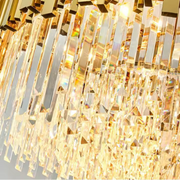 Křišťálový lustr BLOIS Eleganza, průměr 50 cm, 8x E14, lesklé zlato, nastavitelná výška Křišťálové lustry Výchozí název Alessandro Design