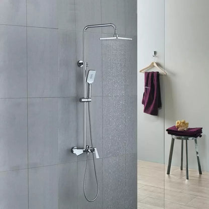 Sprchový sloup, sanitární mosaz, chrom, baterie a sprchové sloupy 6720 Výchozí název Alessandro Design