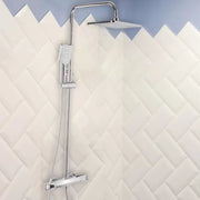 Sprchový sloup, sanitární mosaz, chrom, HC8816 Baterie a sprchové sloupy Výchozí název Alessandro Design