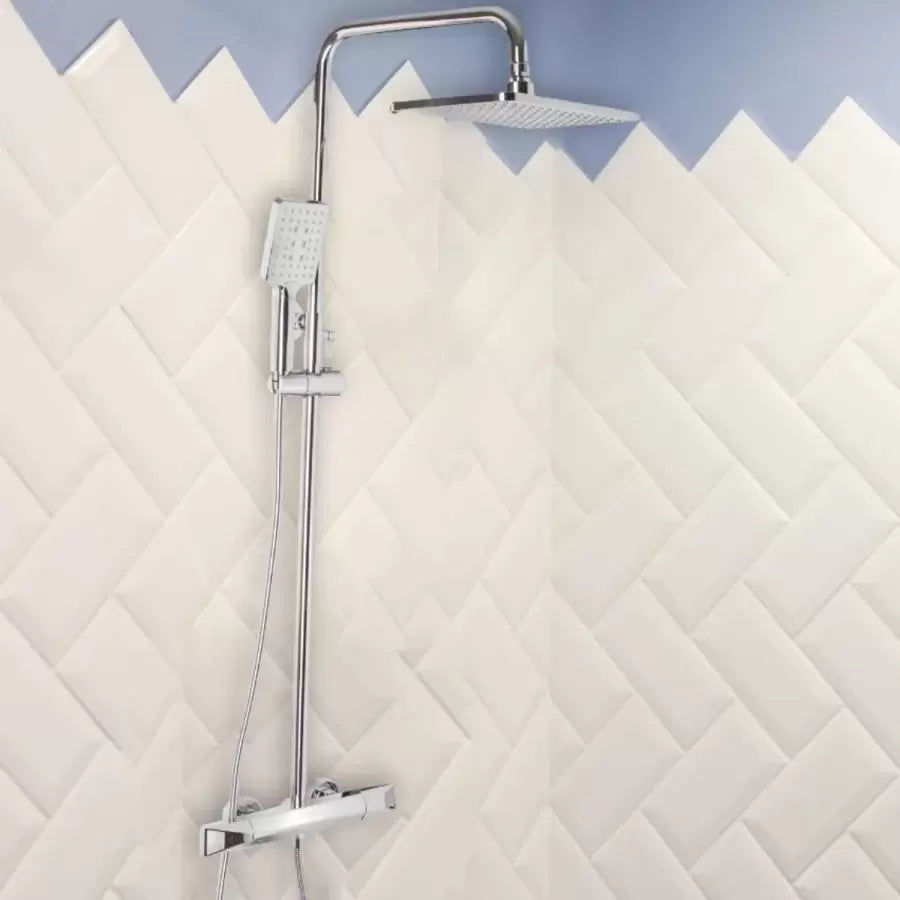 Sprchový sloup, sanitární mosaz, chrom, HC8816 Baterie a sprchové sloupy Výchozí název Alessandro Design
