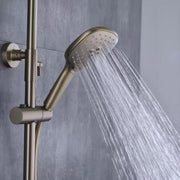 Sprchový sloup, sanitární mosaz, zlato, 9810D Baterie a sprchové sloupy Výchozí název Alessandro Design