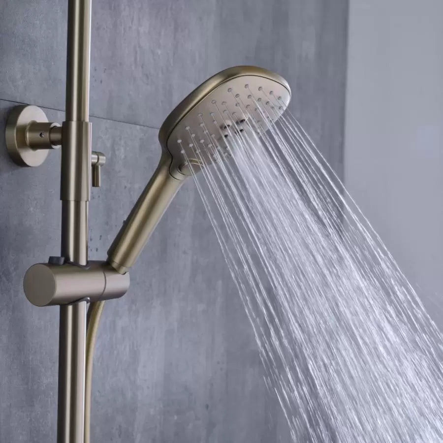 Sprchový sloup, sanitární mosaz, zlato, 9810D Baterie a sprchové sloupy Výchozí název Alessandro Design