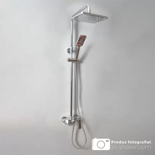 Sprchový sloup, sanitární mosaz, chrom, baterie a sprchové sloupy 6720 Výchozí název Alessandro Design