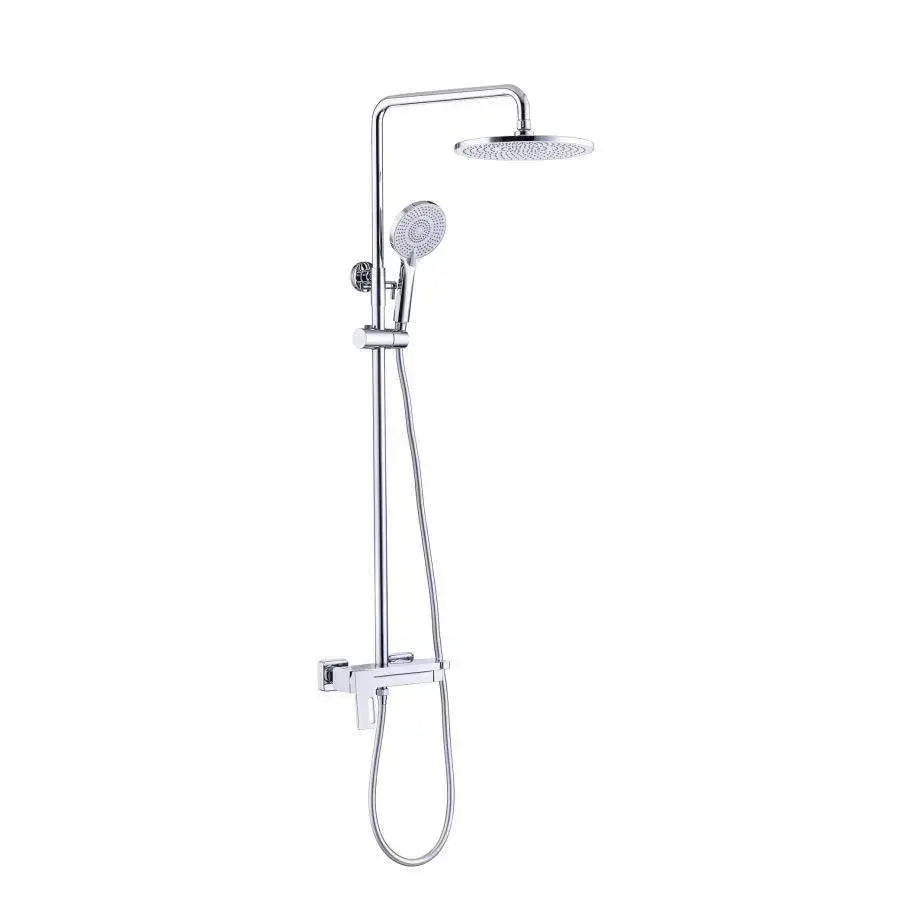 Sprchový sloup, sanitární mosaz, chrom, baterie a sprchové sloupy 9810 Výchozí název Alessandro Design