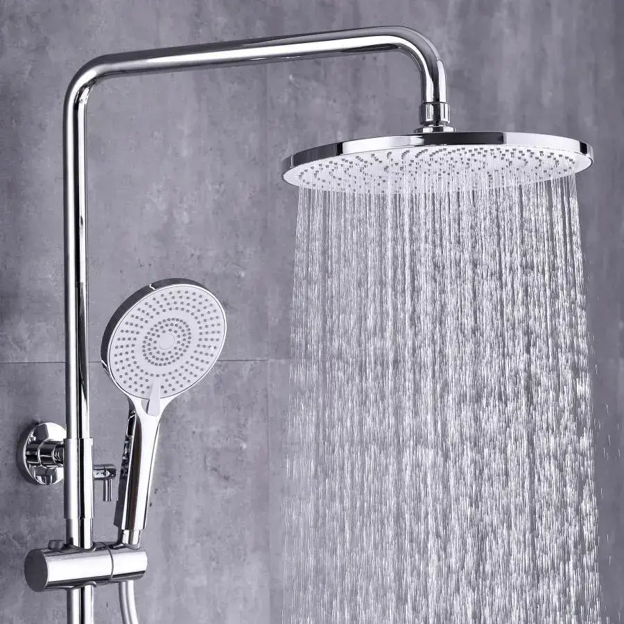 Sprchový sloup, sanitární mosaz, chrom, baterie a sprchové sloupy 9810 Výchozí název Alessandro Design