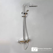 Sprchový sloup, sanitární mosaz, chrom, baterie SJG/2450 a sprchové sloupy Výchozí název Alessandro Design