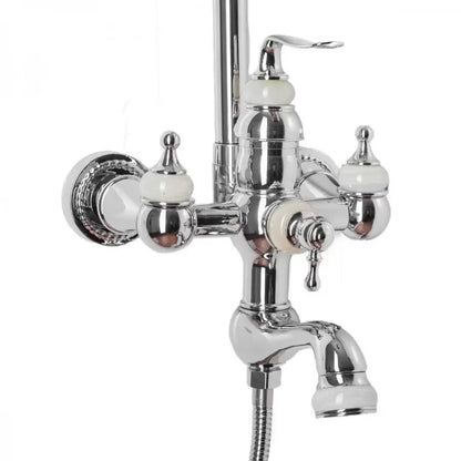 Sprchový sloup, sanitární mosaz, chrom, WZY/310/A Baterie a sprchové sloupy Výchozí název Alessandro Design