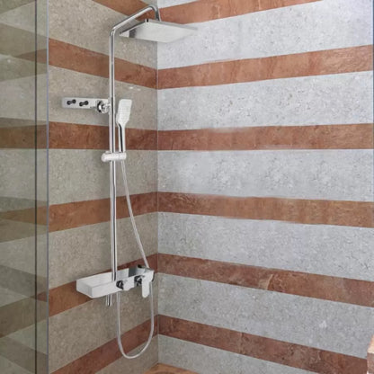 Sprchový sloup, sanitární mosaz, chrom, baterie SJG/2450 a sprchové sloupy Výchozí název Alessandro Design
