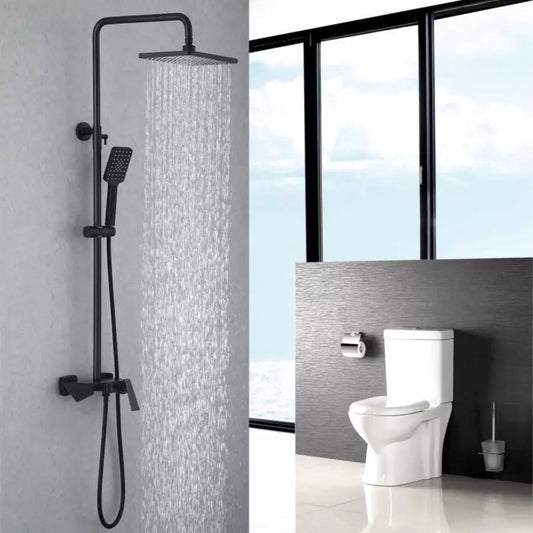 Sprchový sloup, sanitární mosaz, černá, 6720H Baterie a sprchové sloupy Výchozí název Alessandro Design