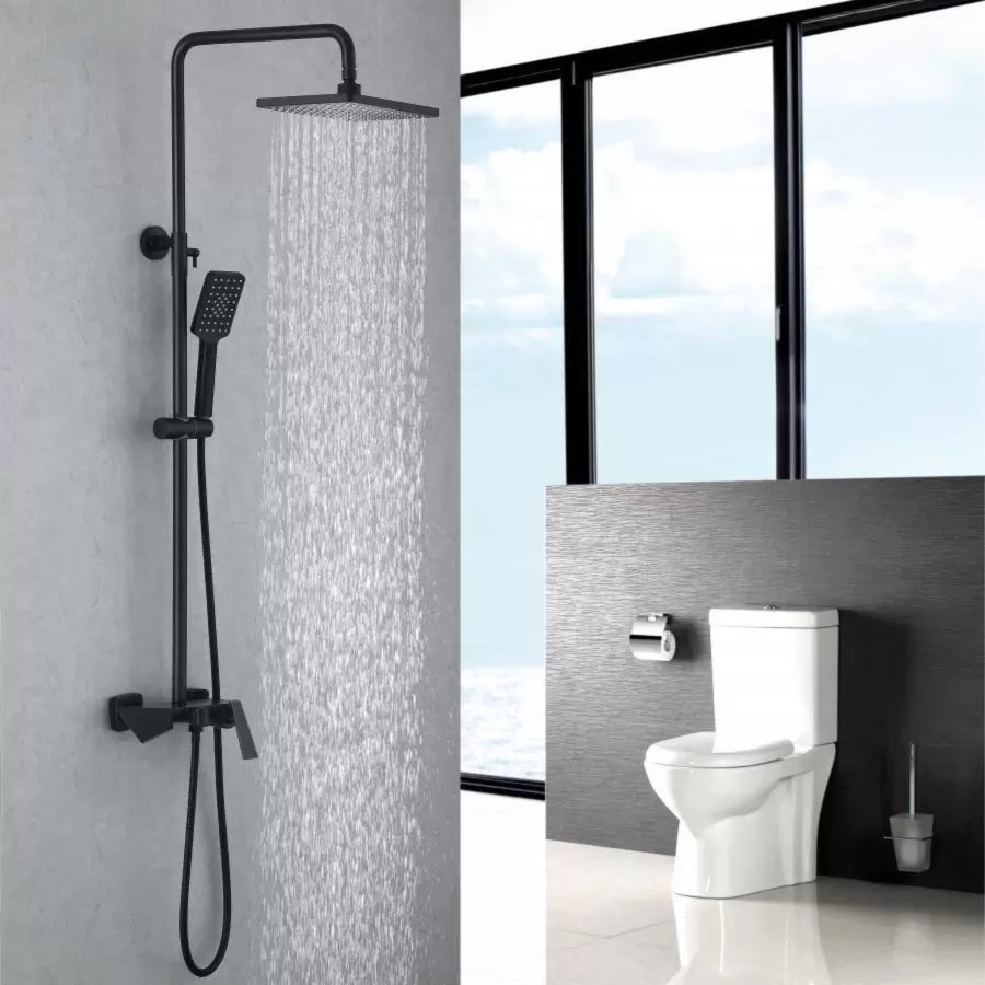 Sprchový sloup, sanitární mosaz, černá, 6720H Baterie a sprchové sloupy Výchozí název Alessandro Design