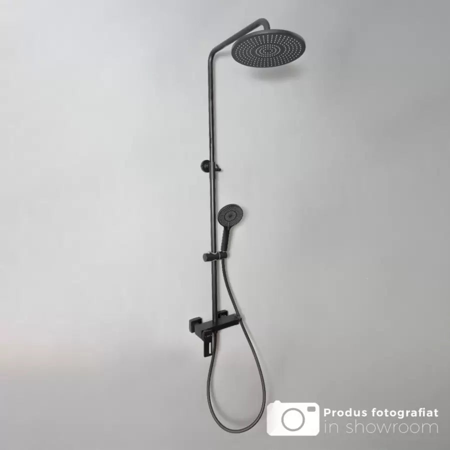 Sprchový sloup, sanitární mosaz, černá, 9810H Baterie a sprchové sloupy Výchozí název Alessandro Design