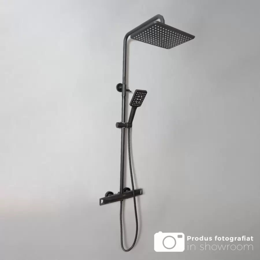 Sprchový sloup, sanitární mosaz, černý, HC8816H Baterie a sprchové sloupy Výchozí název Alessandro Design