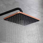 Sprchový sloup, sanitární mosaz, černý s růžovým zlatem, 10010H-M Baterie a sprchové sloupy Výchozí název Alessandro Design