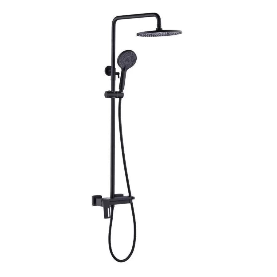 Sprchový sloup, sanitární mosaz, černá, 9810H Baterie a sprchové sloupy Výchozí název Alessandro Design