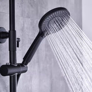 Sprchový sloup, sanitární mosaz, černá, 9810H Baterie a sprchové sloupy Výchozí název Alessandro Design