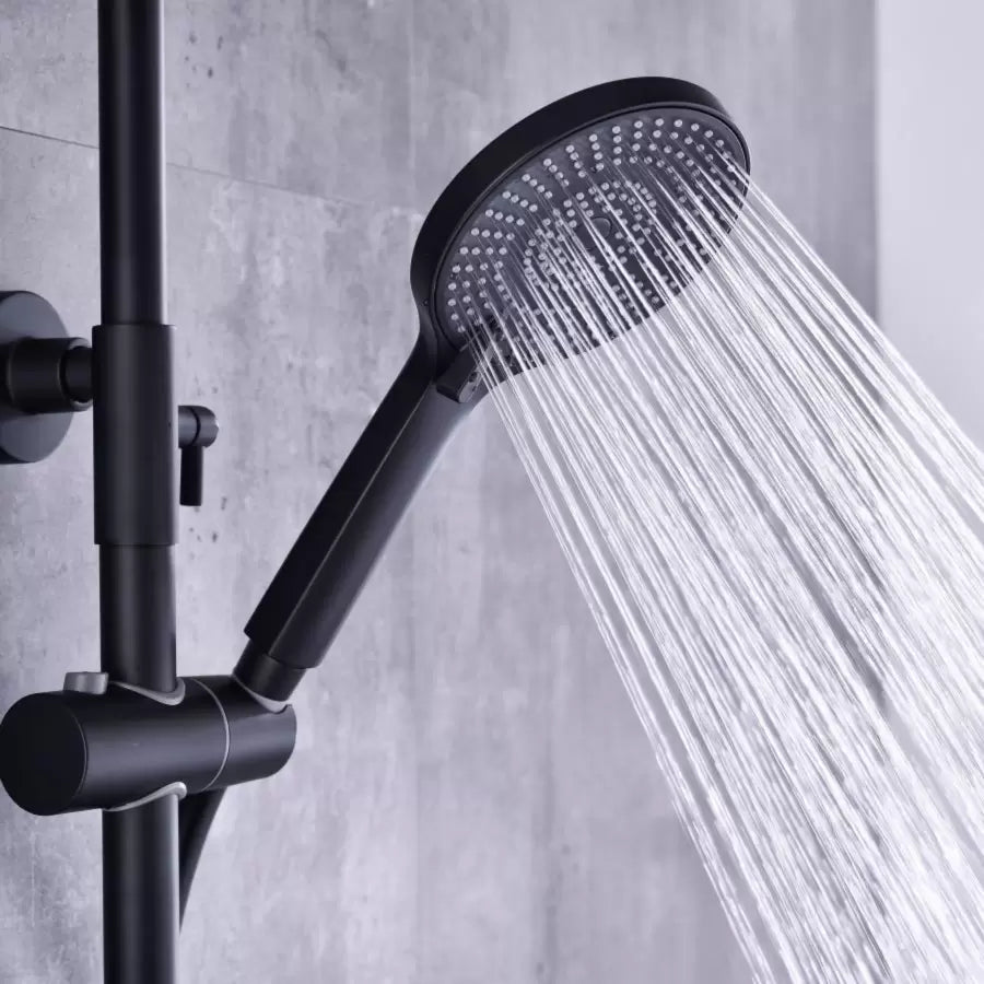 Sprchový sloup, sanitární mosaz, černá, 9810H Baterie a sprchové sloupy Výchozí název Alessandro Design