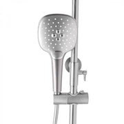Sprchový sloup, sanitární mosaz, satén, 10010N Baterie a sprchové sloupy Výchozí název Alessandro Design