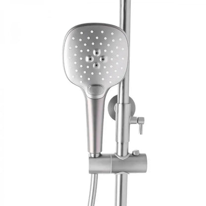Sprchový sloup, sanitární mosaz, satén, 10010N Baterie a sprchové sloupy Výchozí název Alessandro Design