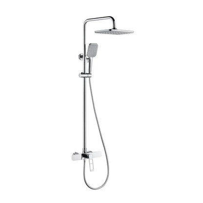 Sprchový sloup, sanitární mosaz, satén, 9710 Baterie a sprchové sloupy Výchozí název Alessandro Design