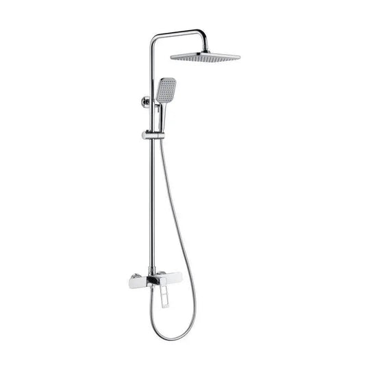 Sprchový sloup, sanitární mosaz, satén, 9710 Baterie a sprchové sloupy Výchozí název Alessandro Design