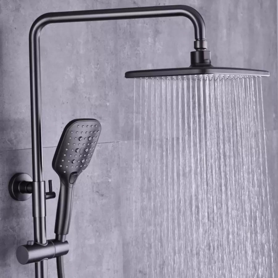 Sprchový sloup, sanitární mosaz, satén, 9810N Baterie a sprchové sloupy Výchozí název Alessandro Design